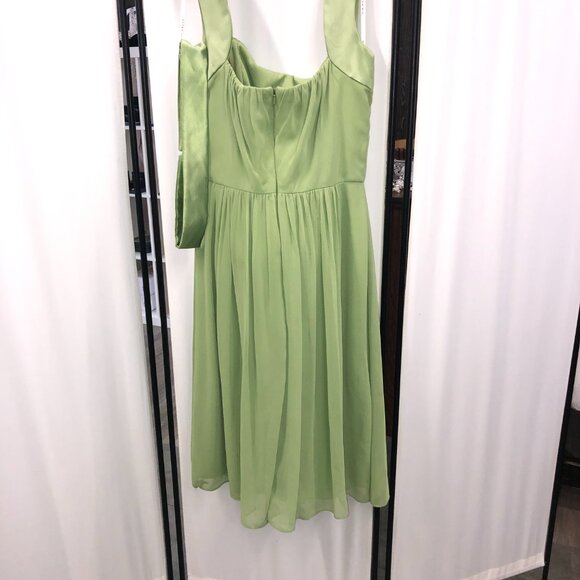 Size 2 Knee-Length Bridesmaid Dress, Apple, Fern Green, Pistachio, Cruisewear - Picture 3 of 6